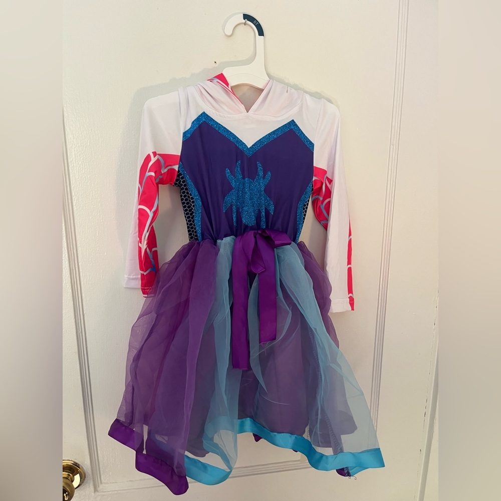 GIRLS ghost spider costume dress 5T NWT